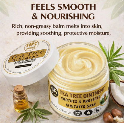 Tea Tree Ointment Balm 60ml Natural Skin Relief Irritated Skin Handmade UK