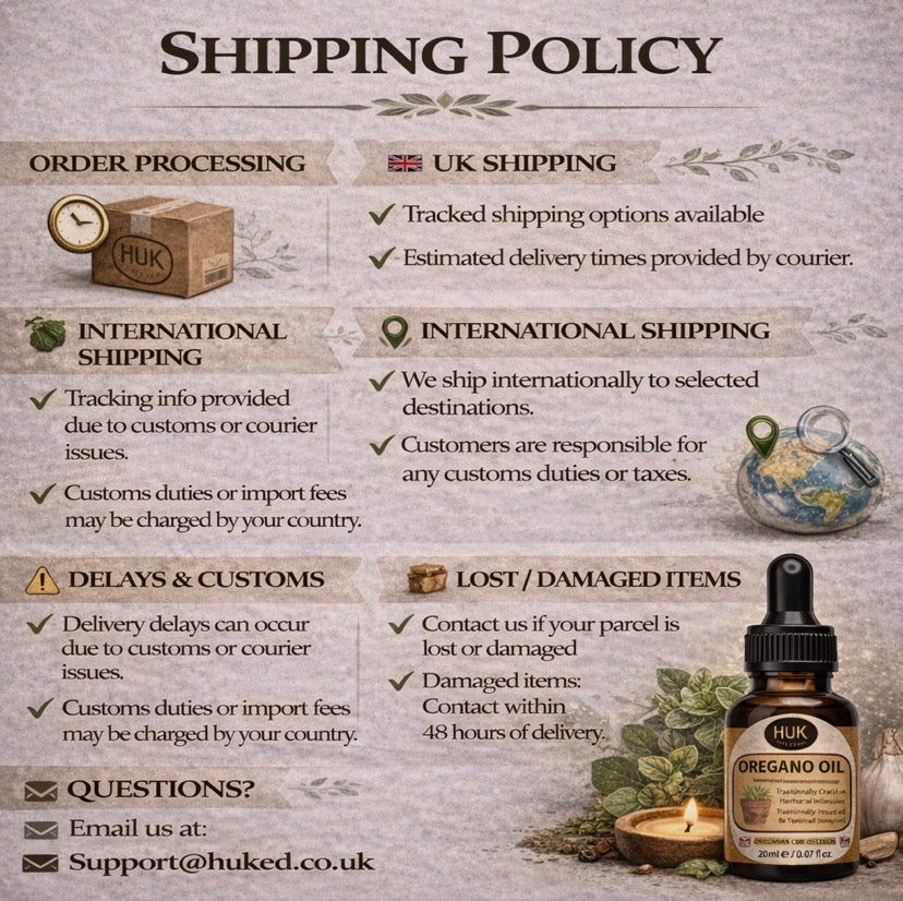 Oil of Oregano 20ml Dropper (Carvacrol) Long-Infused Botanical Topical &Oral Oil
