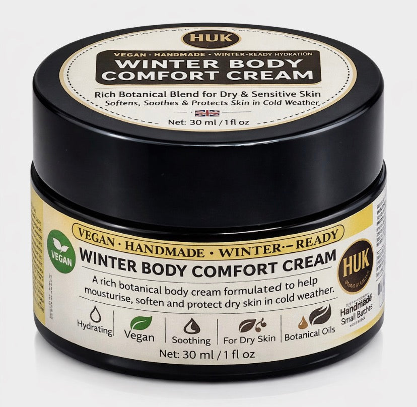 Winter Body Comfort Cream – Rich Hydration + Skin Repair (Vegan, Handmade) - 30g
