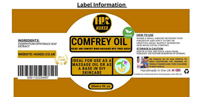 Pure Comfrey Oil – Skin Repair, Joint Support & Herbal Healing Extract | 30ml