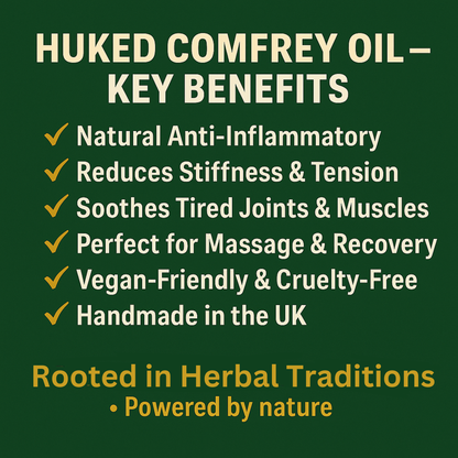 Pure Comfrey Oil – Skin Repair, Joint Support & Herbal Healing Extract | 30ml