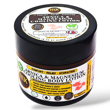Arnica & Magnesium Cooling Body Lotion – Muscle Relief, Soothing & Refreshing | 60ml