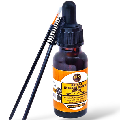 Batana Eyelash Growth Serum – Natural Lash Booster for Longer, Fuller & Thicker Lashes | Made in the UK | 20ml