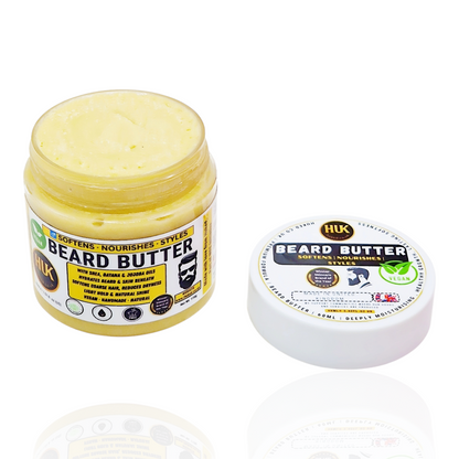 Vegan Beard Butter – Softening, Hydrating & Growth-Boosting Beard Cream | Made in UK | 60ml