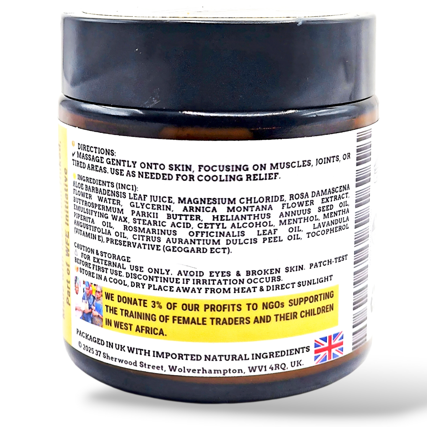 Arnica & Magnesium Cooling Body Lotion – Muscle Relief, Soothing & Refreshing | 120ml
