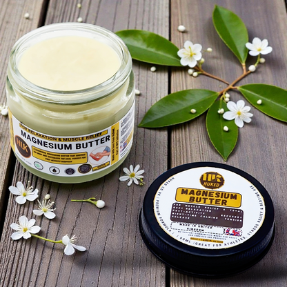 Magnesium Butter – Muscle Relief, Soothing & Hydrating Body Cream | Made in UK | 60ml