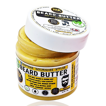 Vegan Beard Butter – Softening, Hydrating & Growth-Boosting Beard Cream | Made in UK | 60ml