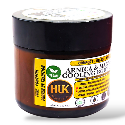 Arnica & Magnesium Cooling Body Lotion – Muscle Relief, Soothing & Refreshing | 60ml