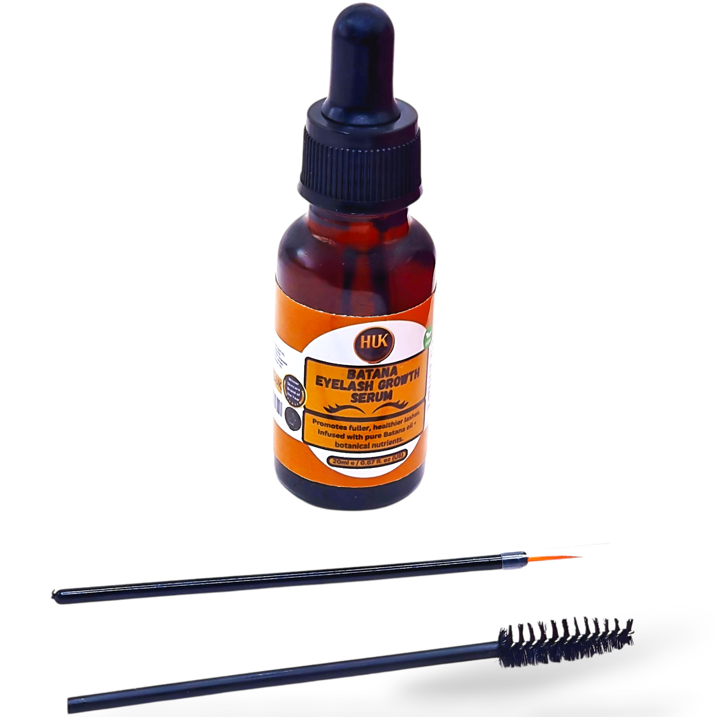 Batana Eyelash Growth Serum – Natural Lash Booster for Longer, Fuller & Thicker Lashes | Made in the UK | 20ml