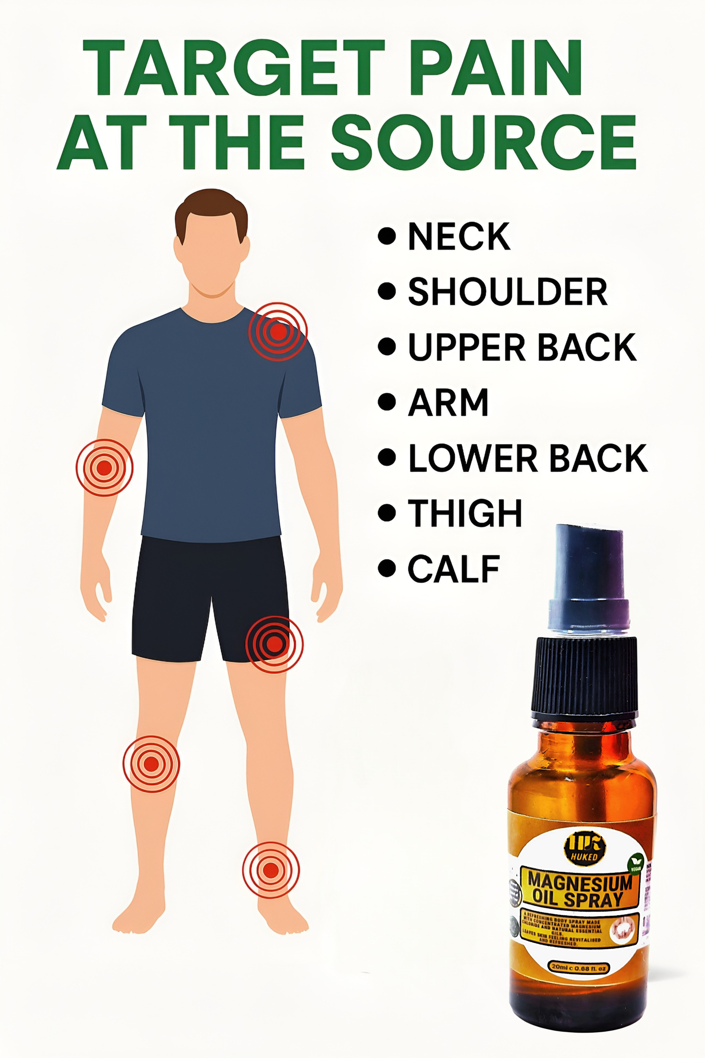 Magnesium Oil Spray – Muscle Relief, Soothing & Fast-Absorbing | 20ml