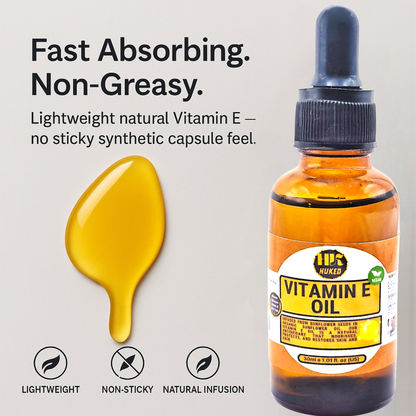 Vitamin E Oil – Skin Repair, Hydration & Antioxidant Protection | 30ml