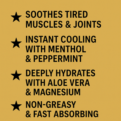 Arnica & Magnesium Cooling Body Lotion – Muscle Relief, Soothing & Refreshing | 60ml
