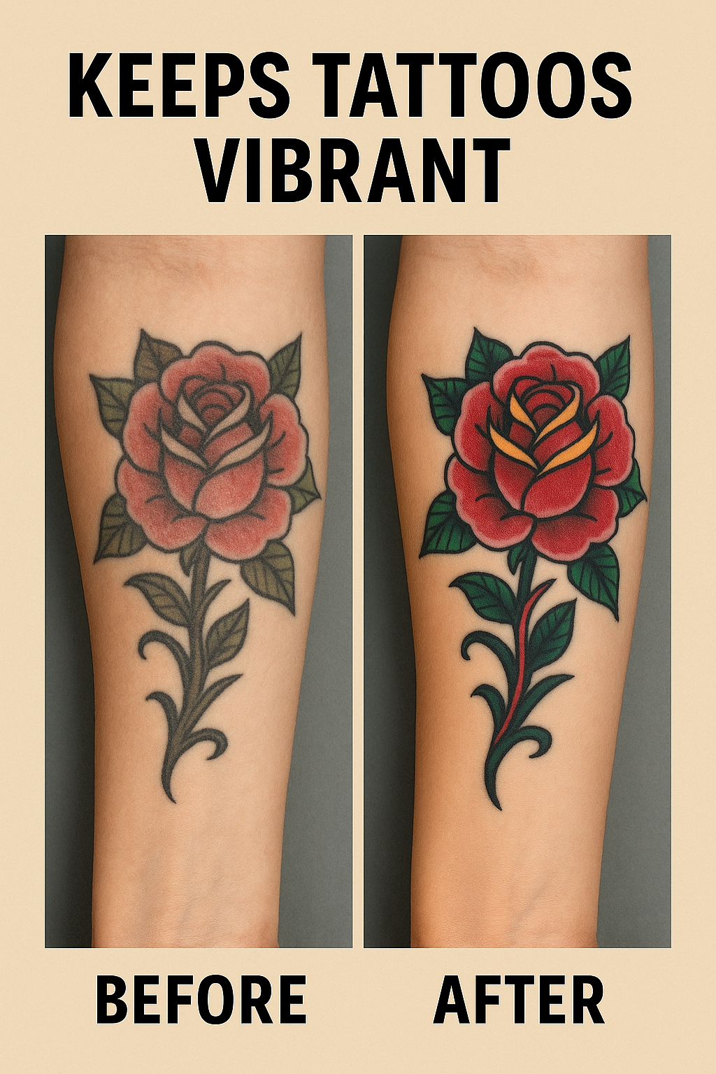 Tattoo Cream – Healing, Soothing & Color-Enhancing Skin Care | 120ml