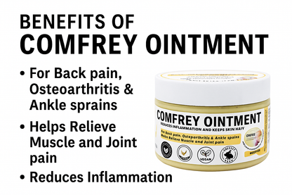 Comfrey Ointment – Fast Skin Repair, Herbal Healing & Soothing Relief | 60ml