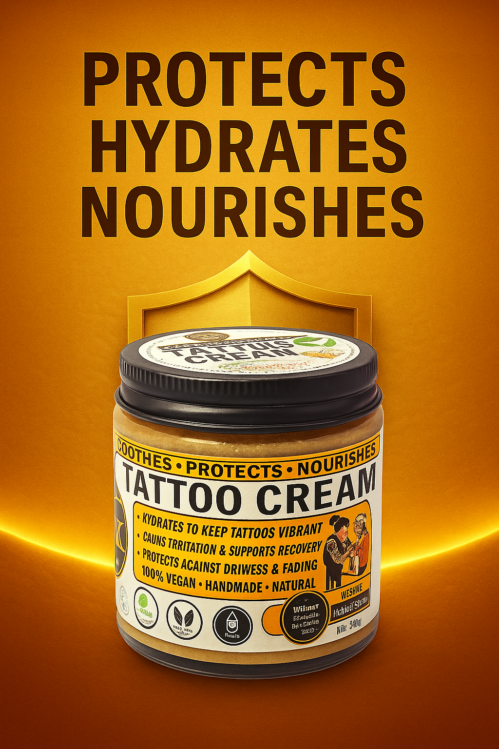 Tattoo Cream – Healing, Soothing & Color-Enhancing Skin Care | 120ml