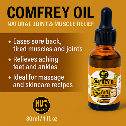 Pure Comfrey Oil – Skin Repair, Joint Support & Herbal Healing Extract | 30ml