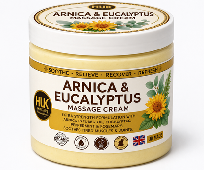 2 x Extra Strength Arnica & Eucalyptus Massage Cream | Peppermint & Rosemary