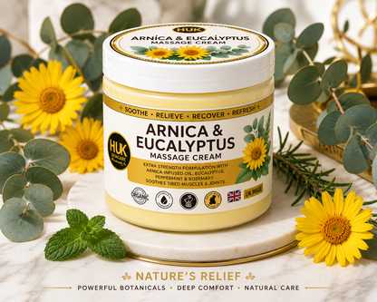 2 x Extra Strength Arnica & Eucalyptus Massage Cream | Peppermint & Rosemary