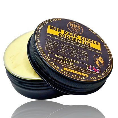 Huked Men Dark Circle Corrector Face Cream – Kojic, Arbutin & Licorice 60g (UK)