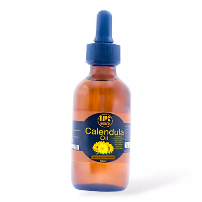 Huked Calendula Oil – Natural Healing & Moisturizing Oil for Skin, Cuts, Burns, Acne & More – 60ml - UK