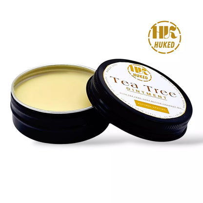 Huked Tea Tree Ointment – All-Natural Healing Balm for Skin Irritations, Burns & Moisturizing Relief - 60ml