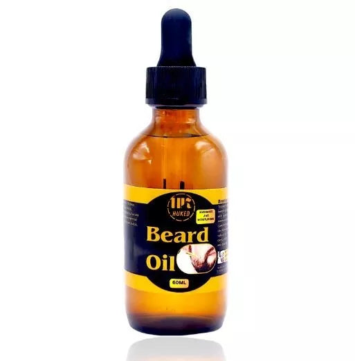 Huked Premium Beard Oil – Nourish, Hydrate, and Promote Beard Growth for Fuller, Softer Facial Hair - 60ml - UK